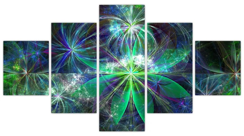 Obraz - Abstrakcyjne kształty geometryczne (125x70 cm)