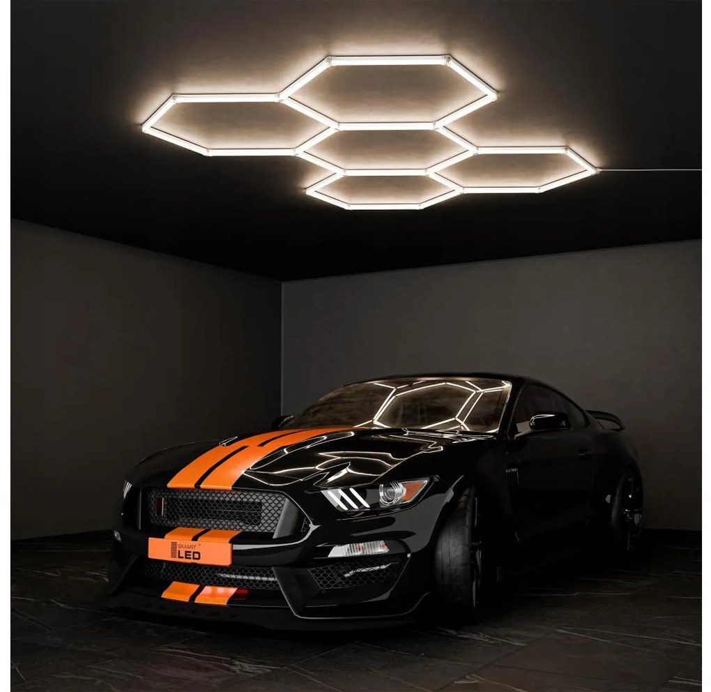 Oprawa sufitowa LED/192W/85-265V 4000K 298x209 cm CRI 90 IP54 biała