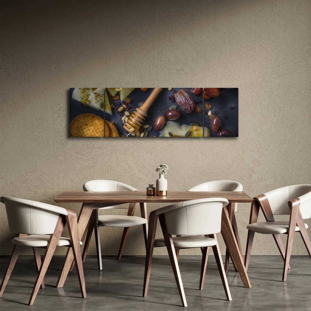 Obraz z suszonymi owocami (170x50 cm)