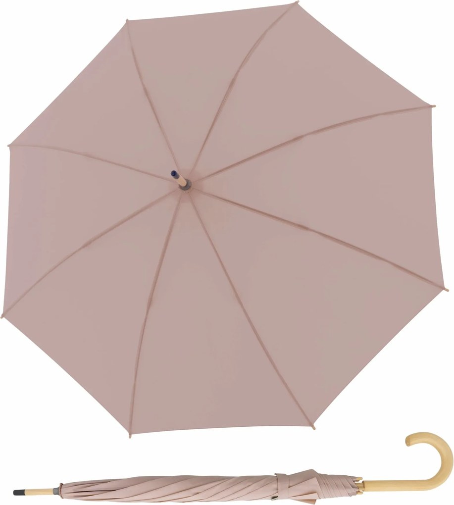 Doppler Nature Long Gentle Rose damski parasol automatyczny