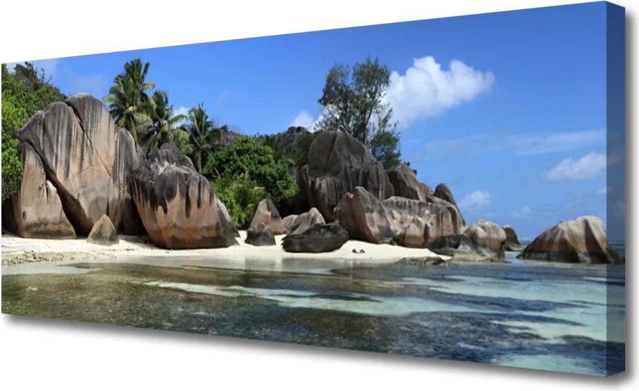 Obraz drukowany na płótnie Samotna Skała w Tonii