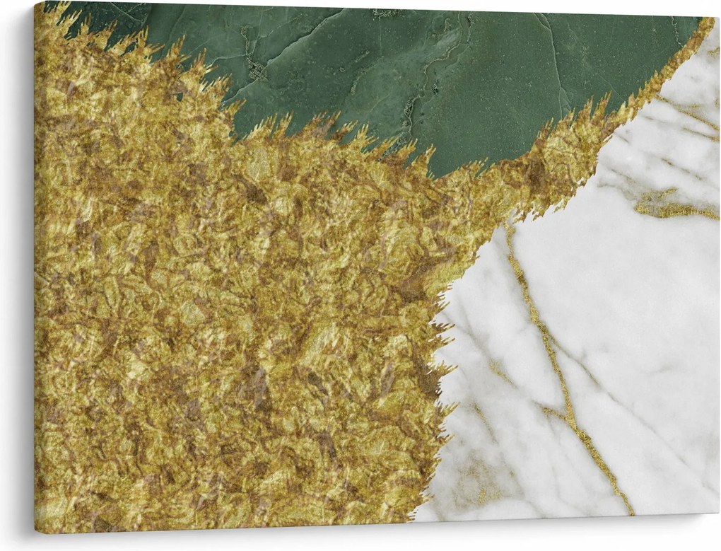 Obraz - Zielony marmur N⁰2 (70x50 cm)