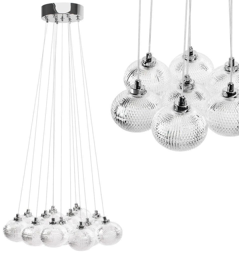 LAMPA SUFITOWA MS025-13CP Chrom
