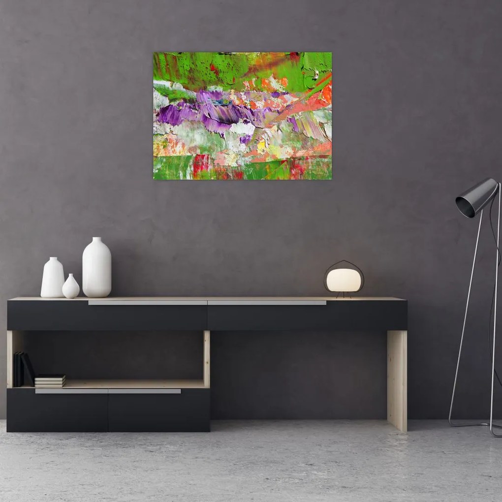 Obraz abstrakcji - malarstwo (70x50 cm)