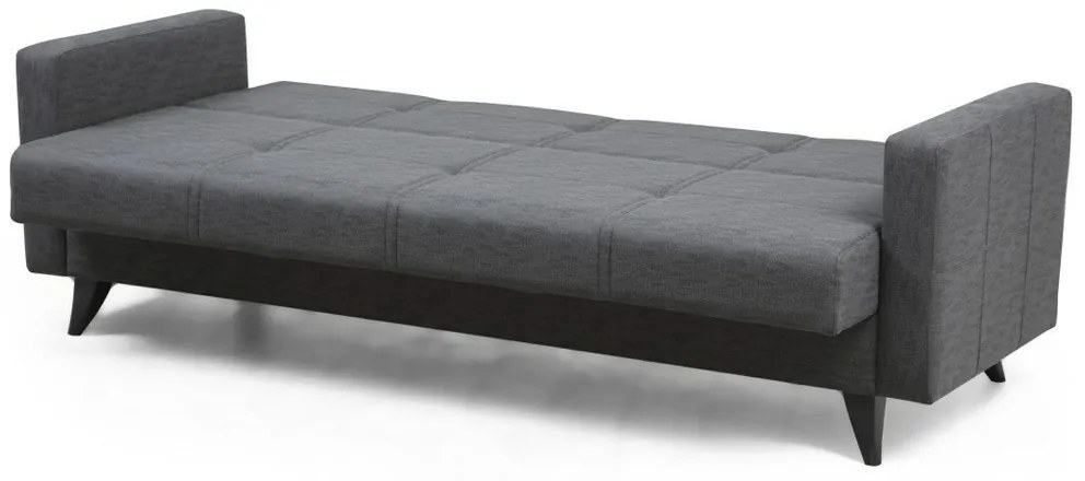 Sofa rozkładana Polya 3 ciemnoszara