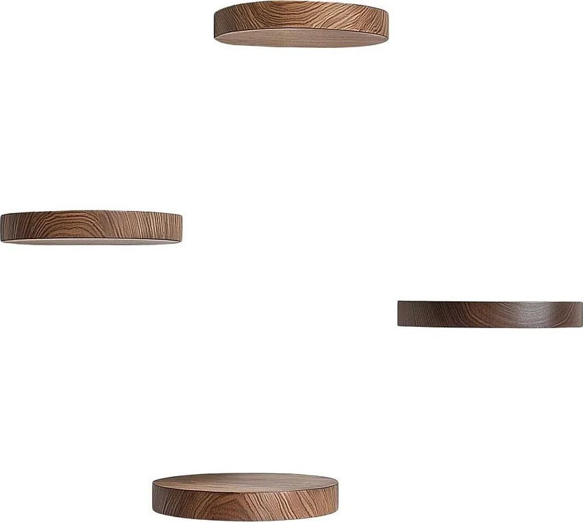 Półka dekoracyjna drewniana – 12 cm – Drewno – Drewno lite