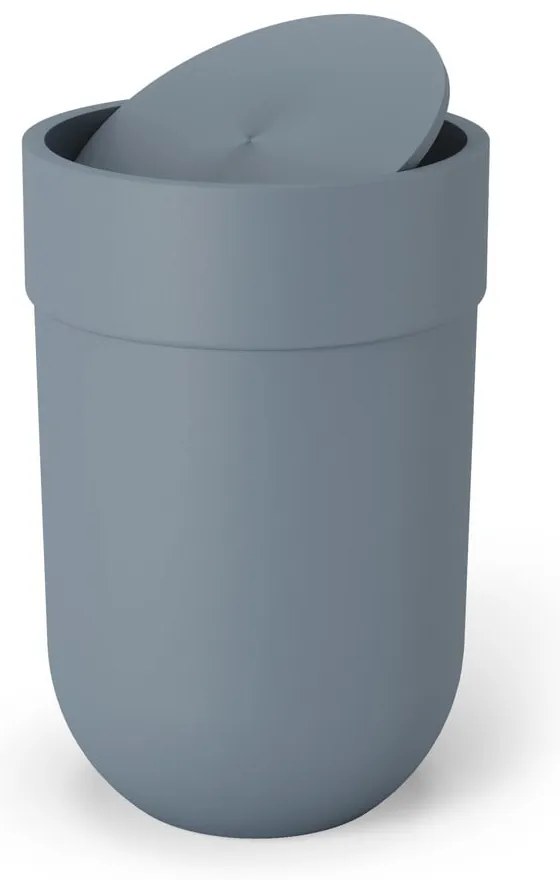 Niebieski plastikowy kosz na śmieci 6 l Touch – Umbra