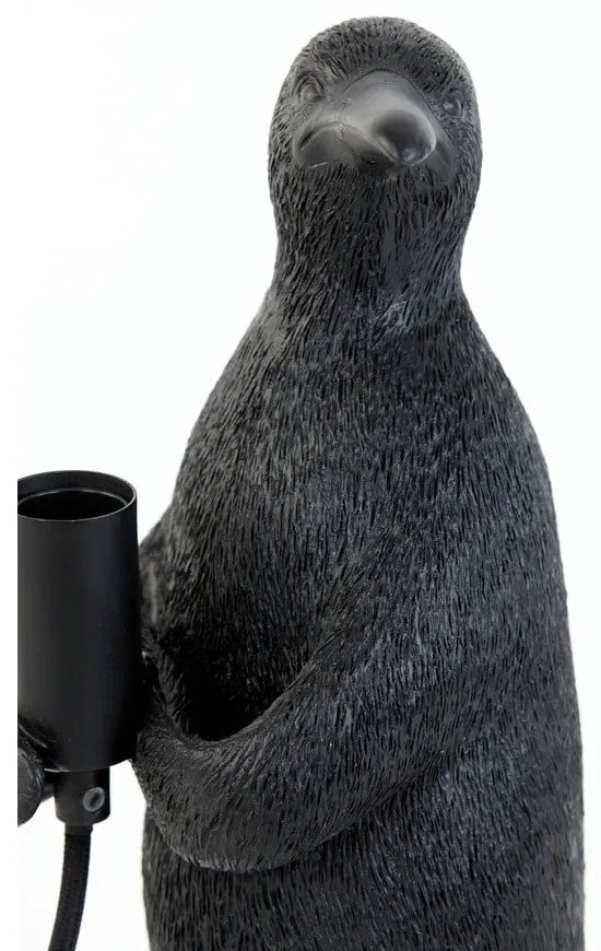 Lampa stołowa w kolorze matowej czerni (wysokość 24 cm) Penguin – Light &amp; Living