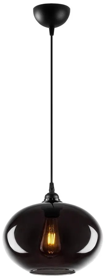Lampa wisząca ze szklanym kloszem ø 27 cm Smoked – Opviq lights