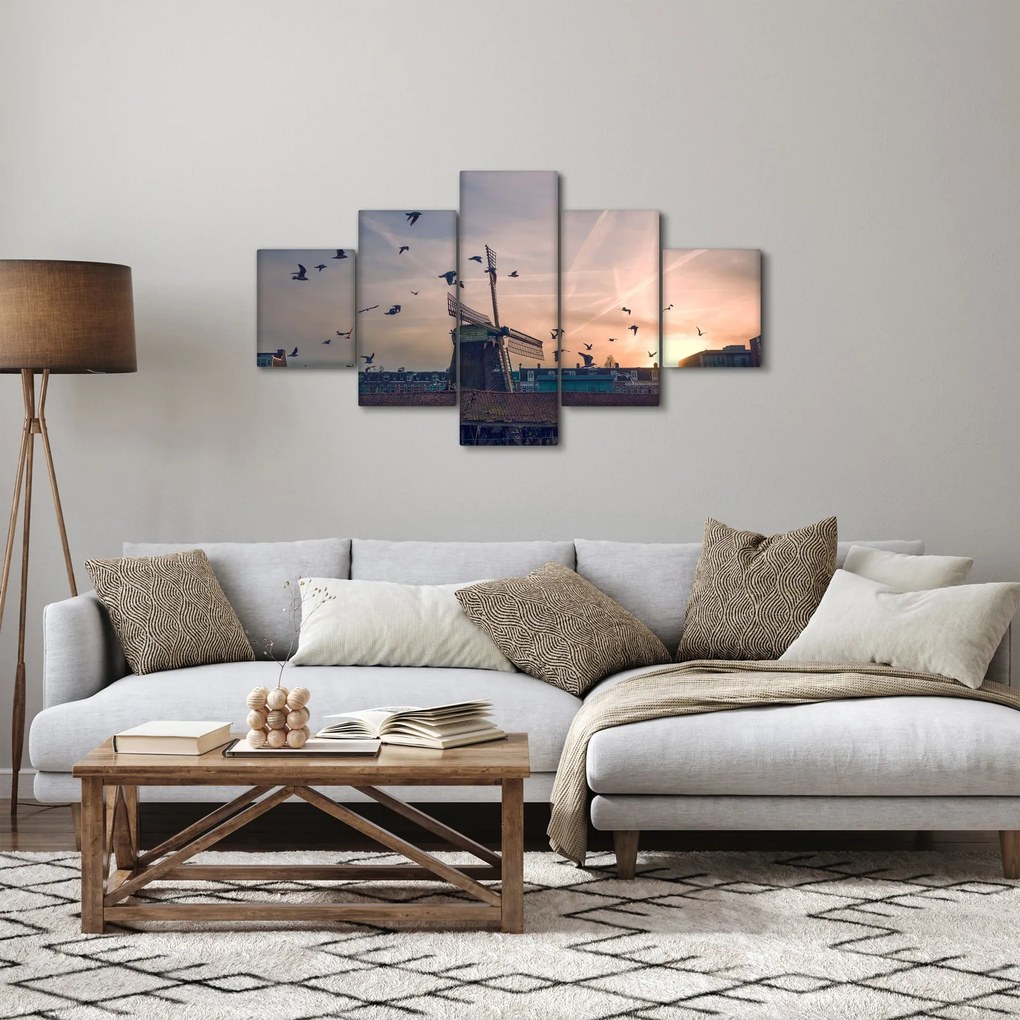 Obraz wiatraka (125x70 cm)