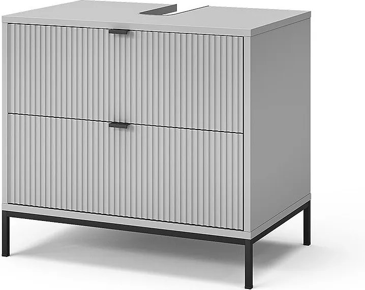 Szafka na wannę szary 70x45.1x63 eliza