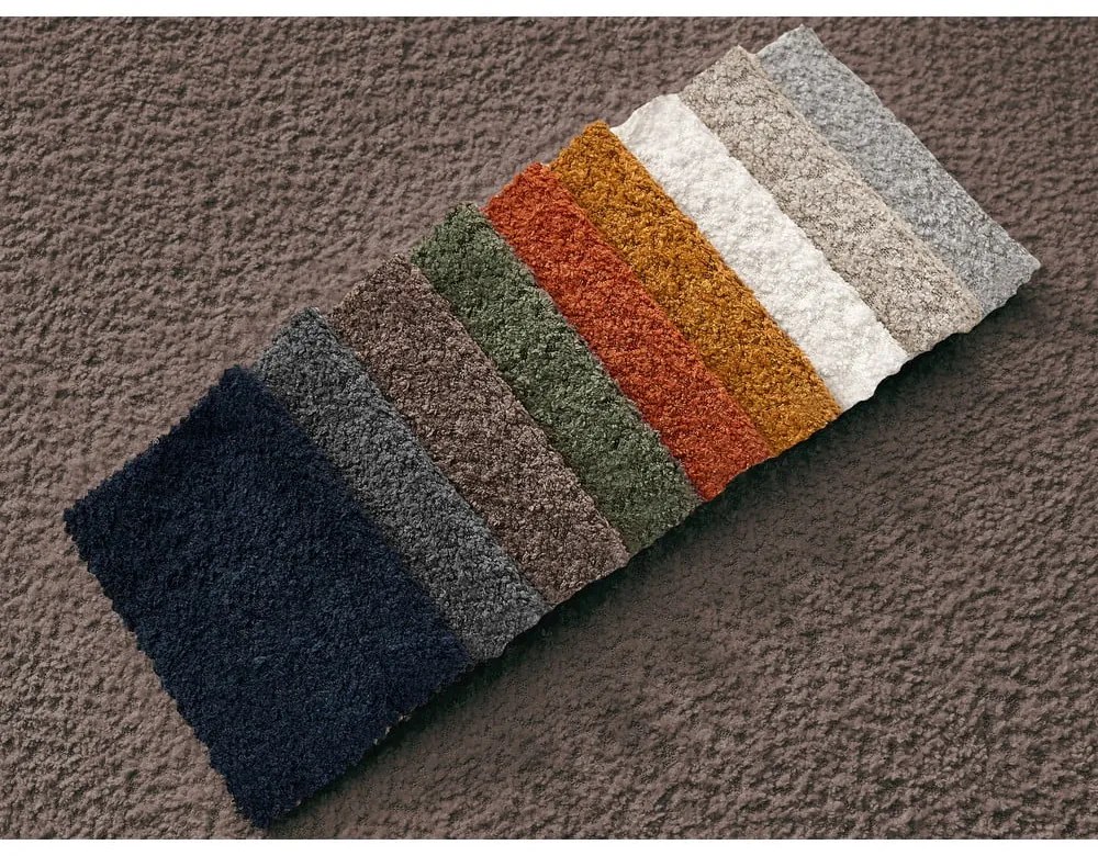 Brązowa sofa z materiału bouclé 242 cm Giorgia – Bobochic Paris
