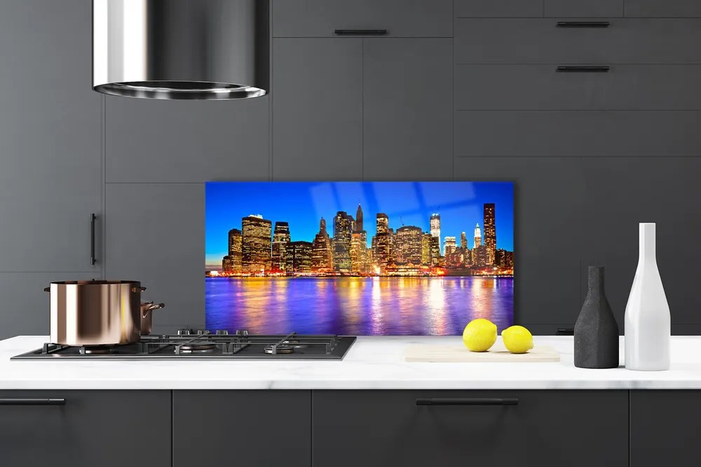 Panel Szklany Panorama Miejskiej Metropolii