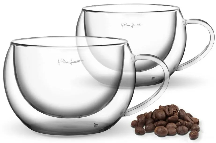 Lamart LT9012 zestaw szklanek Cappuccino Vaso, 270ml, 2 szt.