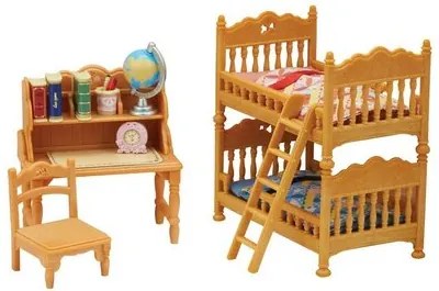 Zestaw Sylvanian Families - pokój dziecięcy złóżkiem piętrowym