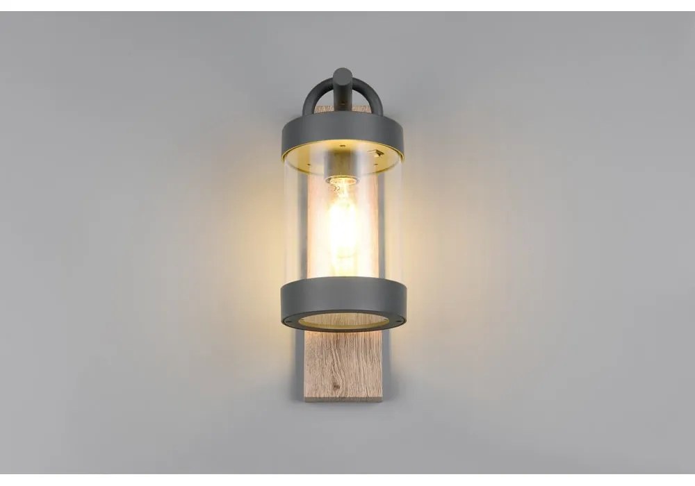 Zewnętrzna lampa ścienna (wysokość 33 cm) Sambesi – Trio