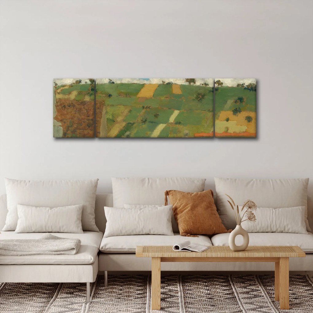 Obraz - Edouard Vuillard, Landscape of the Ile de France, reprodukcje (170x50 cm)