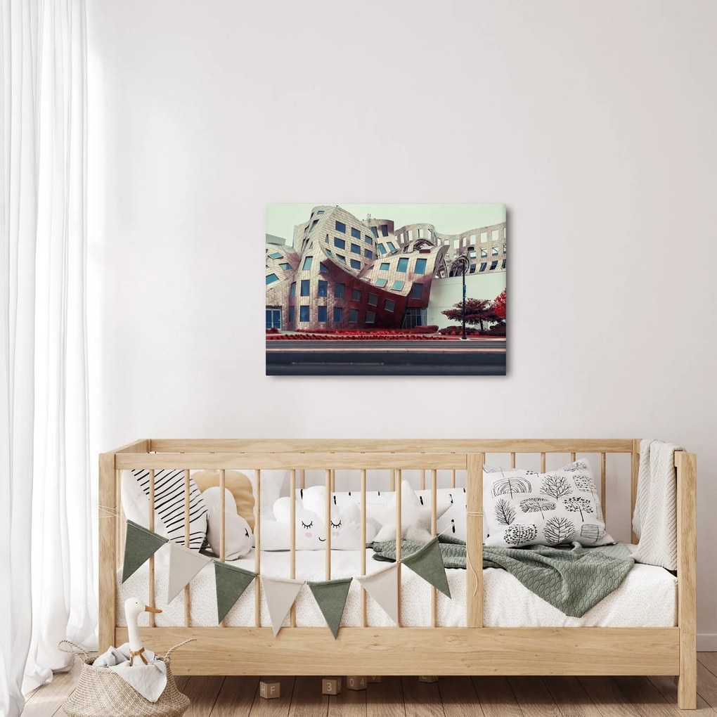 Obraz - budynek architektoniczny (70x50 cm)