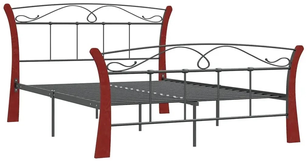 Metalowe łóżko w stylu vintage 120x200 cm - Bover