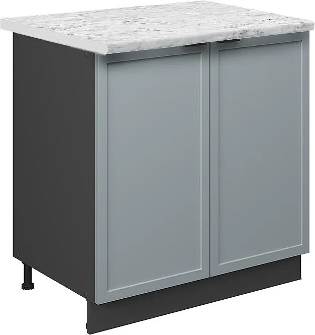 Szafka pod zlew jasnoniebiesko-szary 80x60x82 fame-line