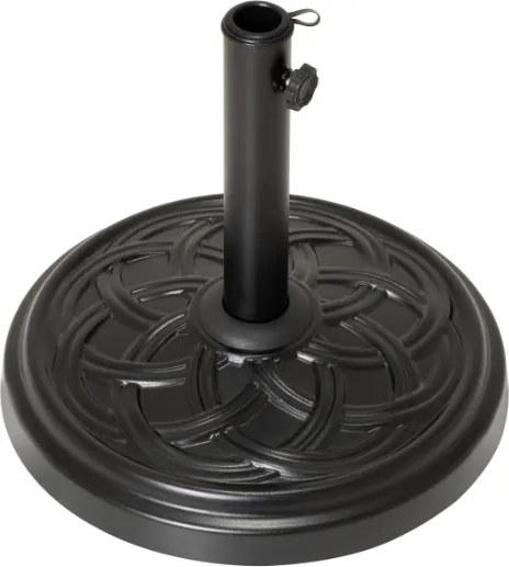 Stojak na parasole, okrągły, Ø 40 cm, czarny