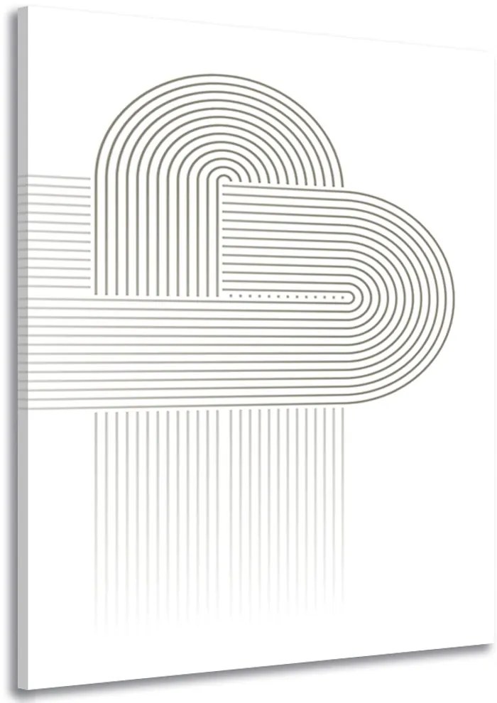 Obraz połączenie tęczy Mid-Century