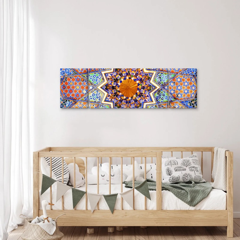 Obraz mozaiki (170x50 cm)