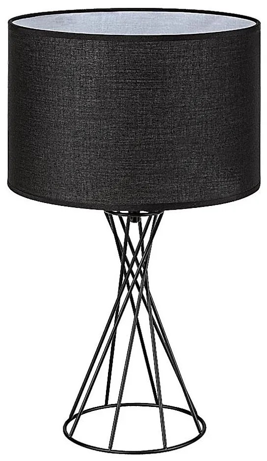Rabalux 74082 - Lampa stołowa NIVRA 1xE27/40W/230V czarna