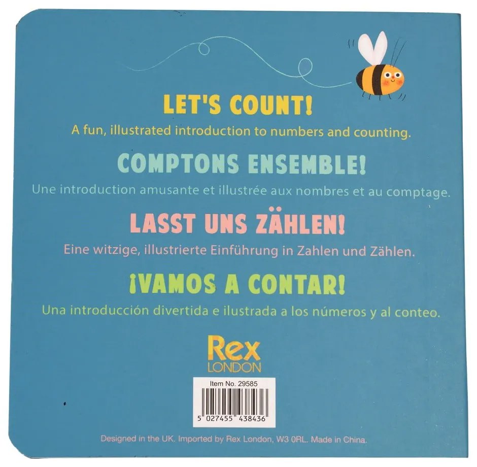 Zabawka interaktywna First Numbers Book Animals – Rex London