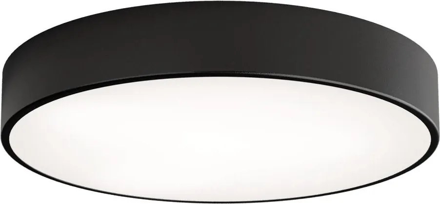 Oprawa sufitowa z czujnikiem CLEO 4xE27/24W/230V śr. 50 cm czarna