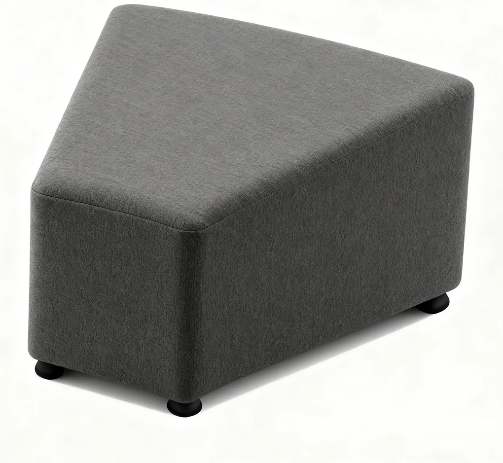 Siedzisko LEA, trójkąt, ciemnoszara