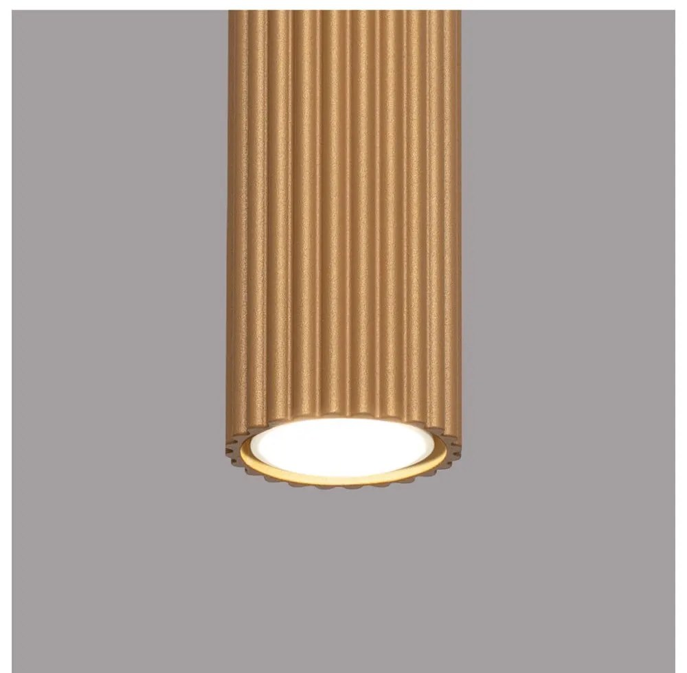 Lampa sufitowa w kolorze złota Gleam – Nice Lamps