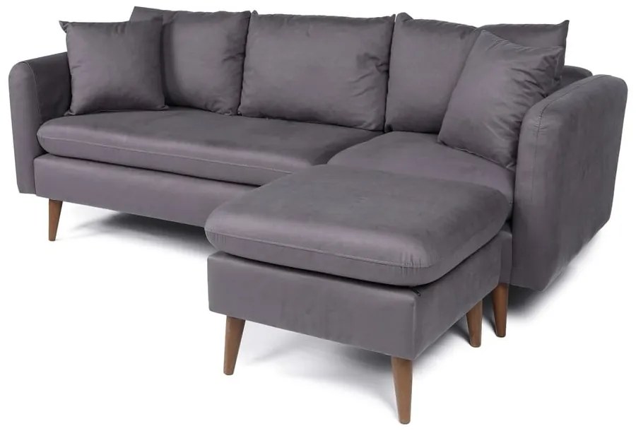 Szara sofa 215 cm Sofia – Balcab Home