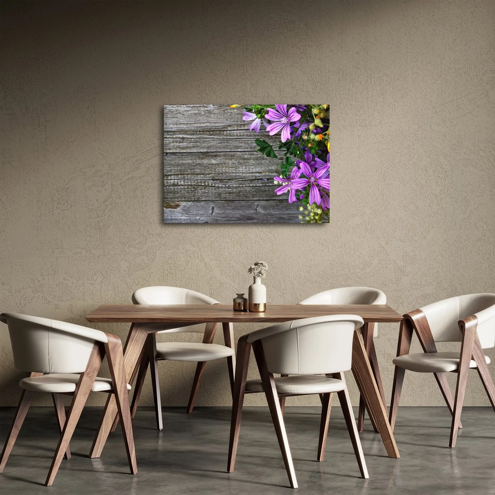 Obraz - kwiaty polne (70x50 cm)