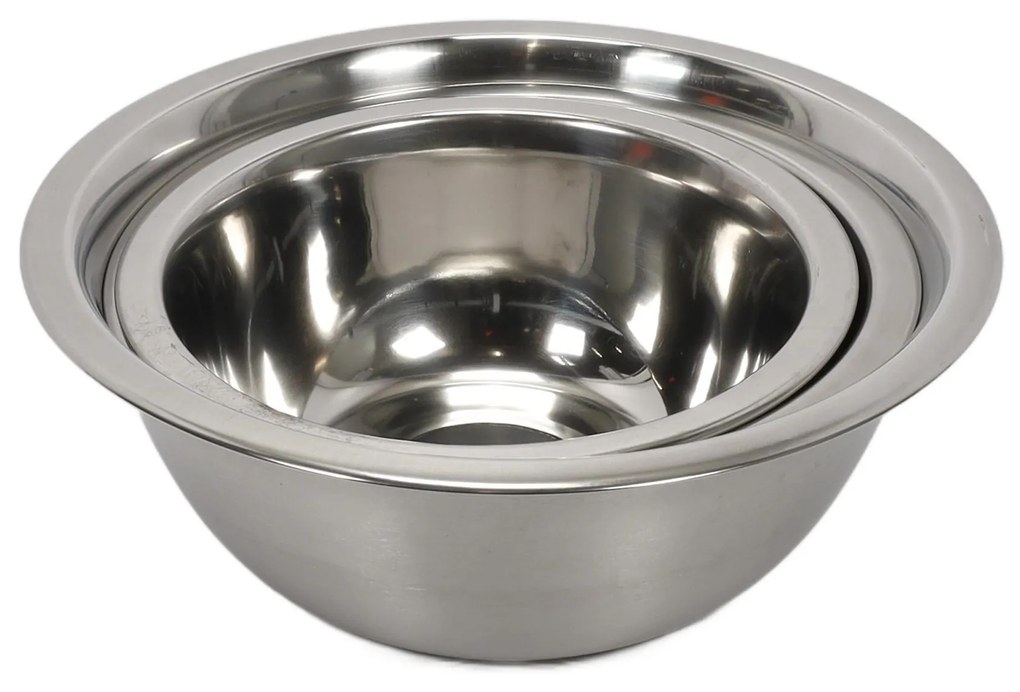 Miska ze stali nierdzewnej, zestaw 3 mis kuchennych 700 ml, 950 ml, 1900 ml