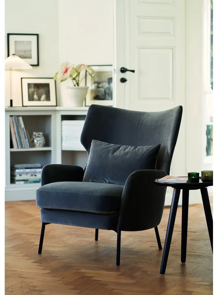Ciemnoszary fotel Alex – Sits