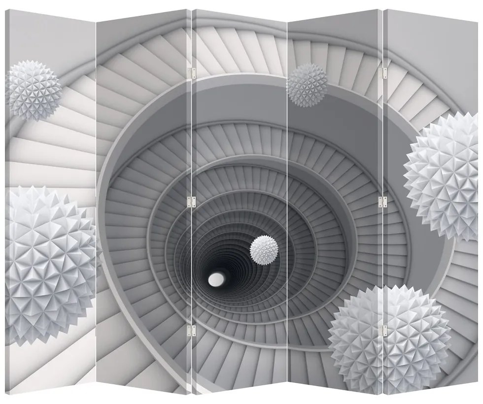 Parawan - Abstrakcja 3D (210x170 cm)