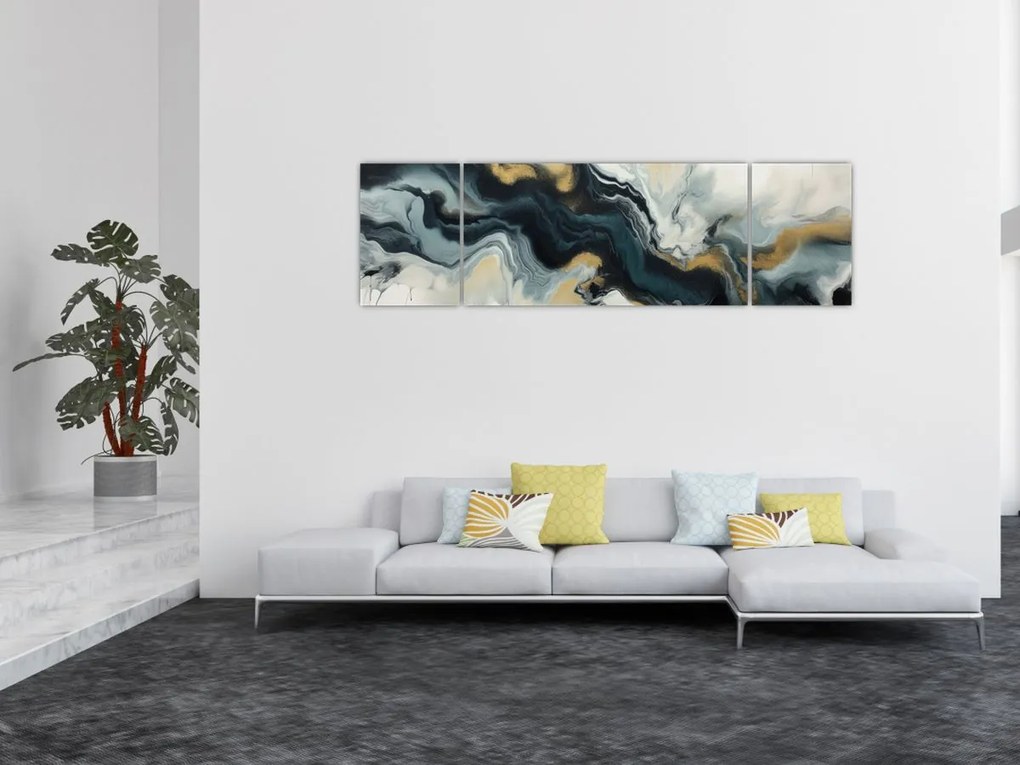 Obraz - Rysunek marmurkowy (170x50 cm)