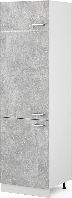Szafka na lodówkę beton 60x57.2x206.8 r-line