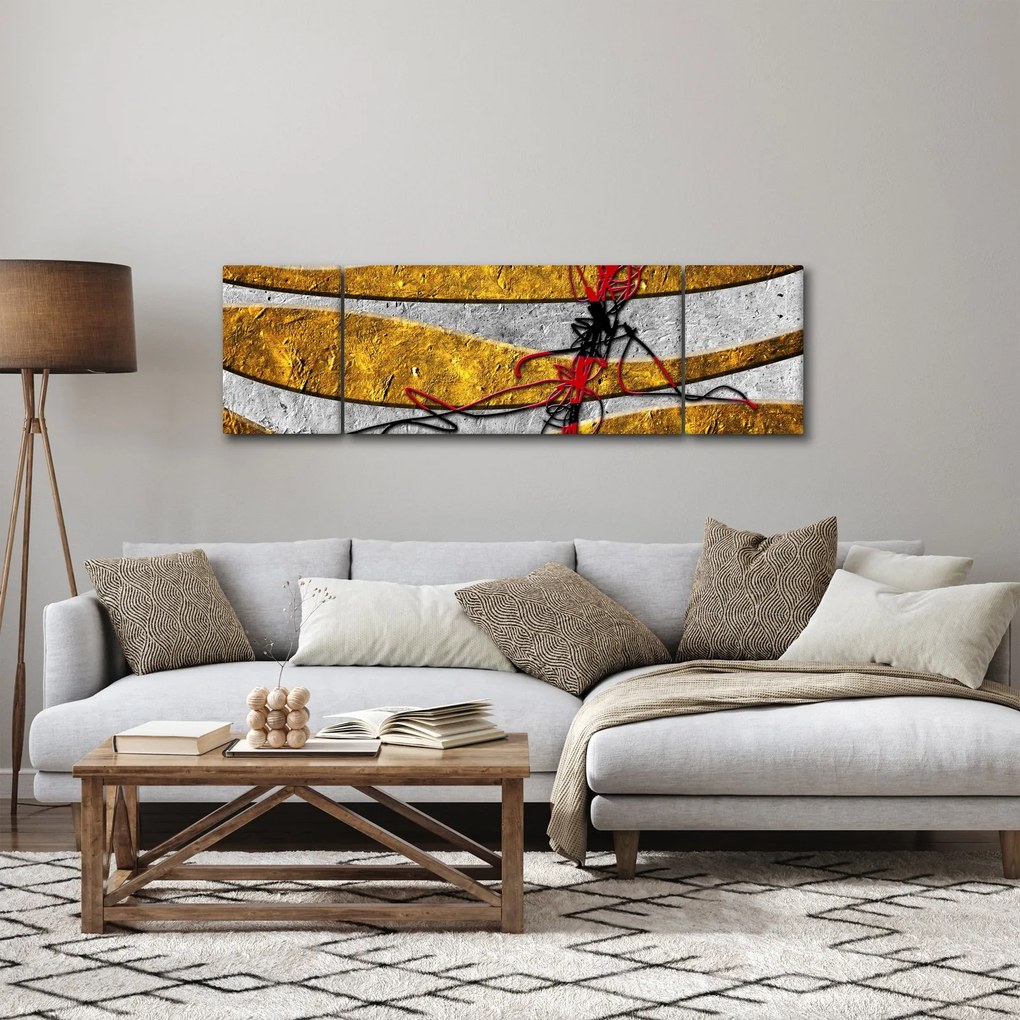 Abstrakcyjny obraz (170x50 cm)