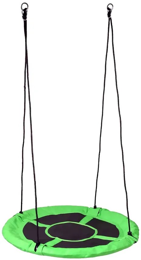 Zielona okrągła huśtawka bocianie gniazdo 100 cm H6-N86