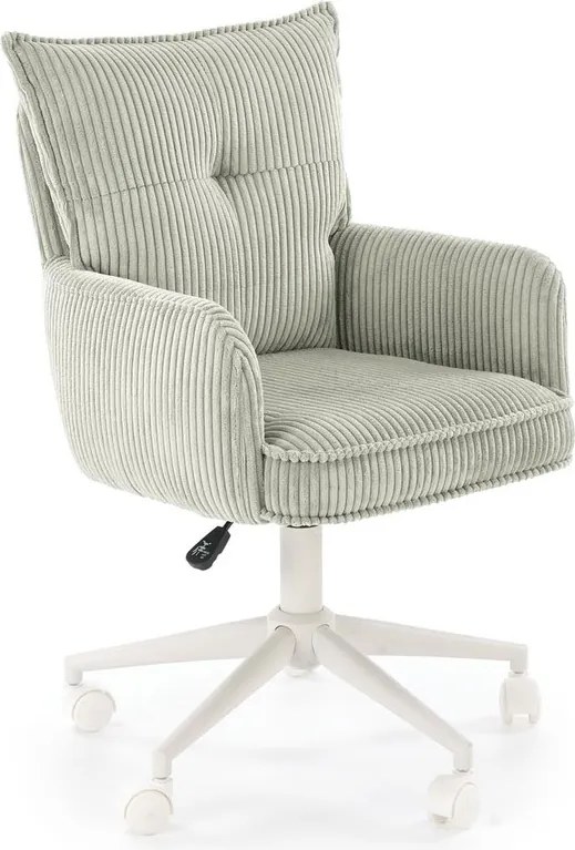 Fotel obrotowy Dumbo Halmar na bałym stelażu