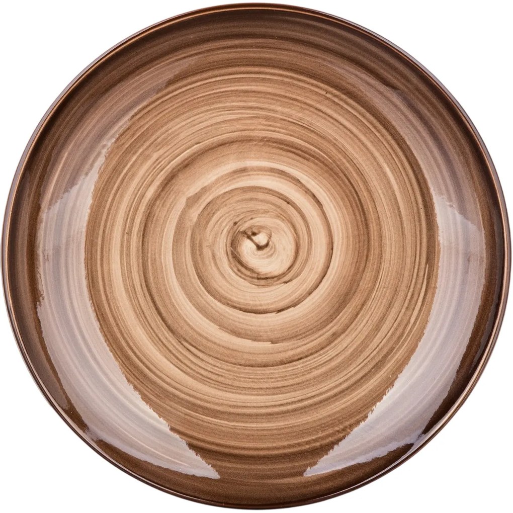 Banquet Talerz płytki PALAS, 27 cm,  brązowy
