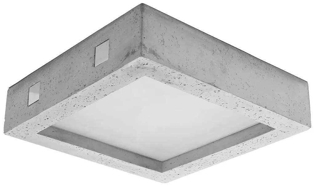Kwadratowy plafon betonowy loft - S182-Rosetta