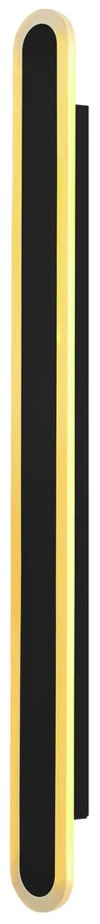 Czarna nowo czesna lampa LED na zewnątrz 90 cm - D212-Suzi