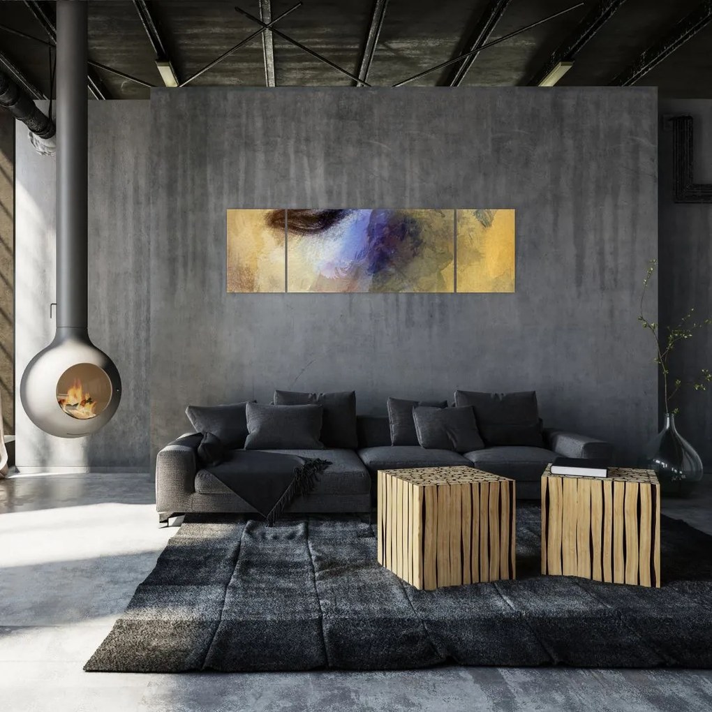 Obraz - Portret kobiety, rysunek (170x50 cm)