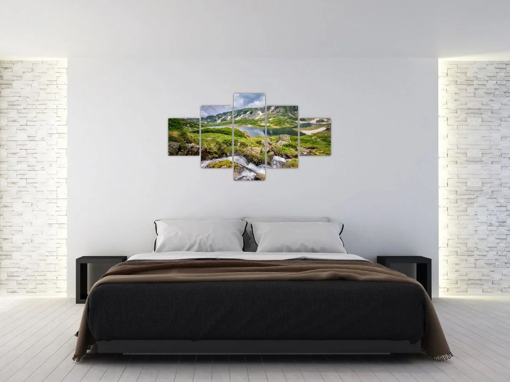 Obraz - Widok na górę Riła (125x70 cm)