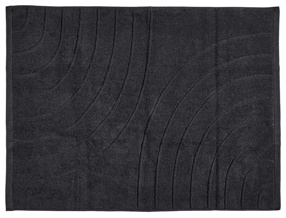 Czarny bawełniany ręcznik frotte 50x70 cm Time – Zone