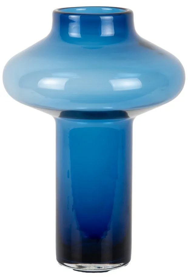 Niebieski szklany wazon (wysokość 37 cm) Asombroso – PT LIVING