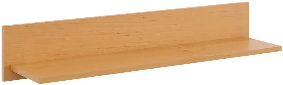 Minimalistyczna półka ścienna w kolorze olcha - Lava